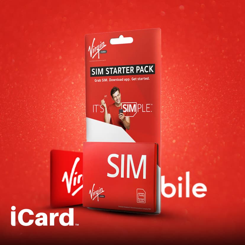 بطاقات فيرجن موبايل من iCard – شحن فوري وآمن لجميع احتياجاتك