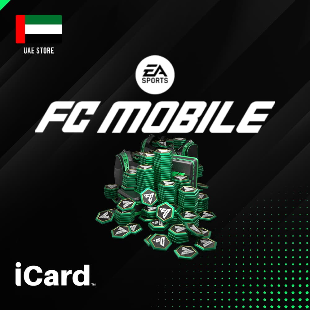 بطاقات EA FC موبايل الإماراتي من iCard – شحن سريع وآمن بدون بطاقة بنكية