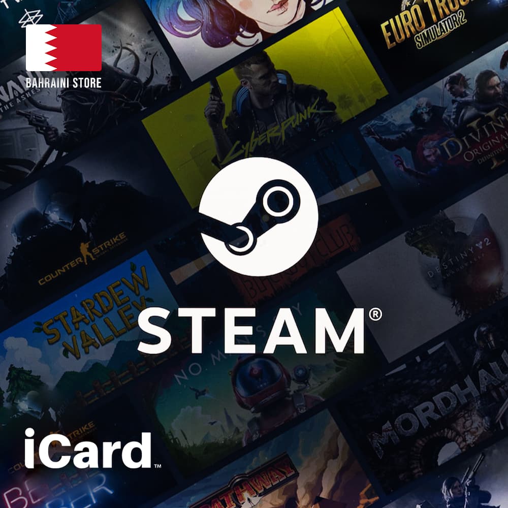 بطاقات ستيم والت البحريني من iCard – شحن آمن وفوري لألعابك الرقمية