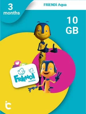 فرندي اكوا نت 10 جيجا - 3 اشهر