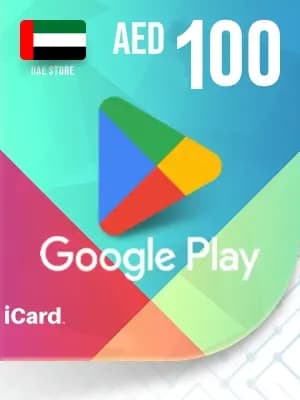 بطاقة جوجل بلاي 100 درهم (المتجر الاماراتي)