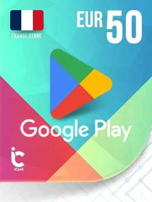 بطاقة جوجل بلاي 50 يورو (المتجر الفرنسي)