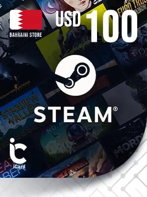 بطاقة ستيم  والت 100 دولار بحريني