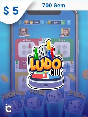 لودو كلوب 5 دولار - 700 ألماسة