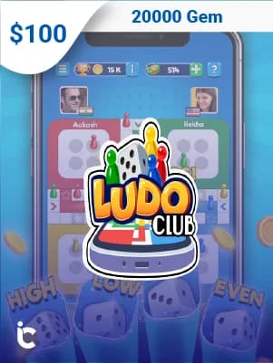 لودو كلوب 100 دولار - 20000 ألماسة