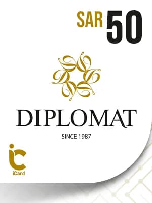 حلويات الدبلوماسي بطاقة هدايا 50 ريال
