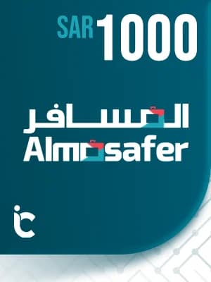 المسافر بطاقة هدايا 1000 ريال 