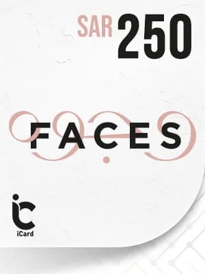 وجوه بطاقة هدايا 250 ريال