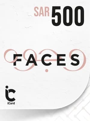 وجوه بطاقة هدايا 500 ريال