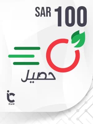 حصيل بطاقة هدايا 100 ريال